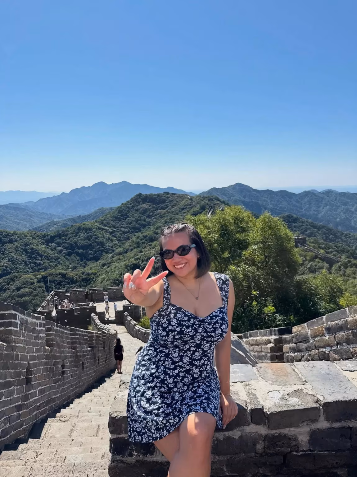 Guest photo shared after a family visit to the Great Wall