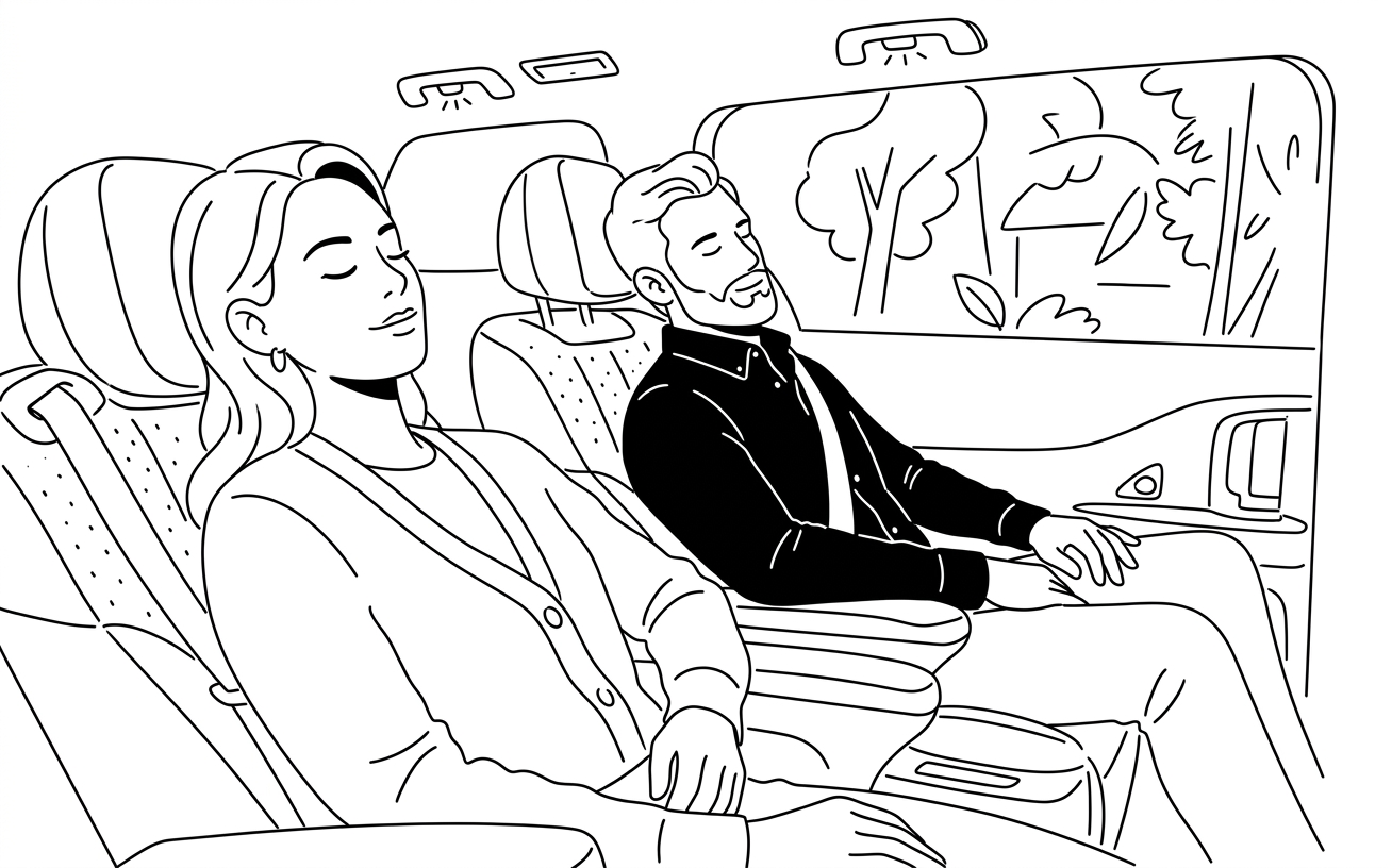 Luxury Electric MPV Interior